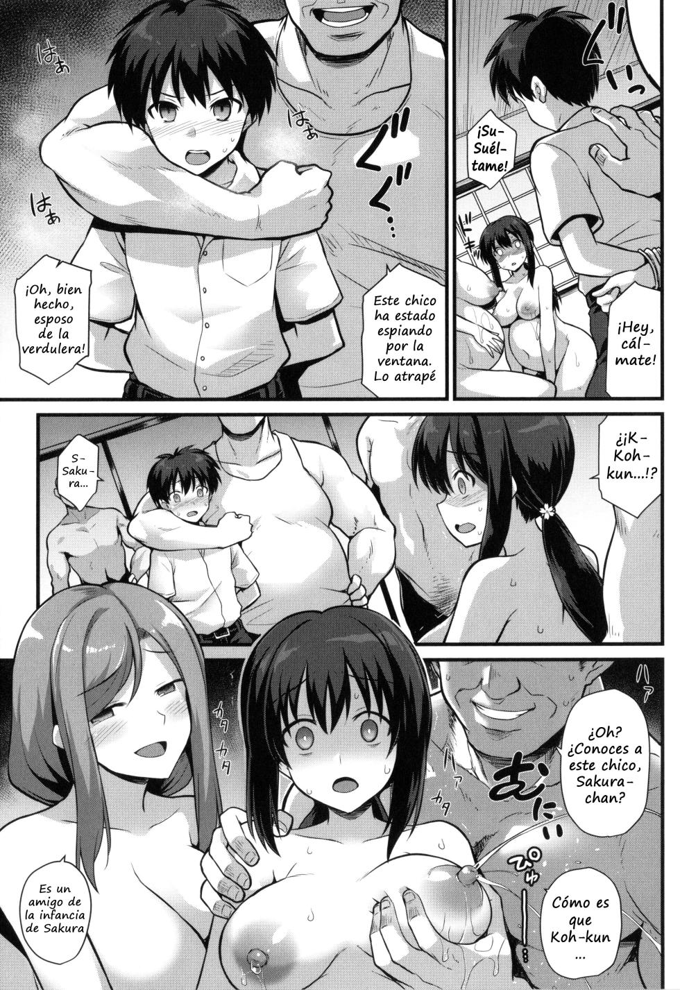 [Kokutou Nikke] Sakura-chan-chi no Oyakodon (Haramase! Shiawase Oyakodon!) [Spanish] [en curso] - Page 35