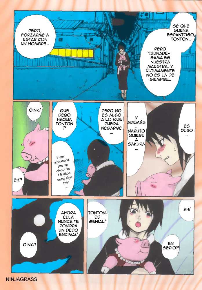 (SC29) [PETS (rin, kuro, may)] Nisemono (Naruto) [Spanish] [Radioactivo] [Colorized] - Page 7
