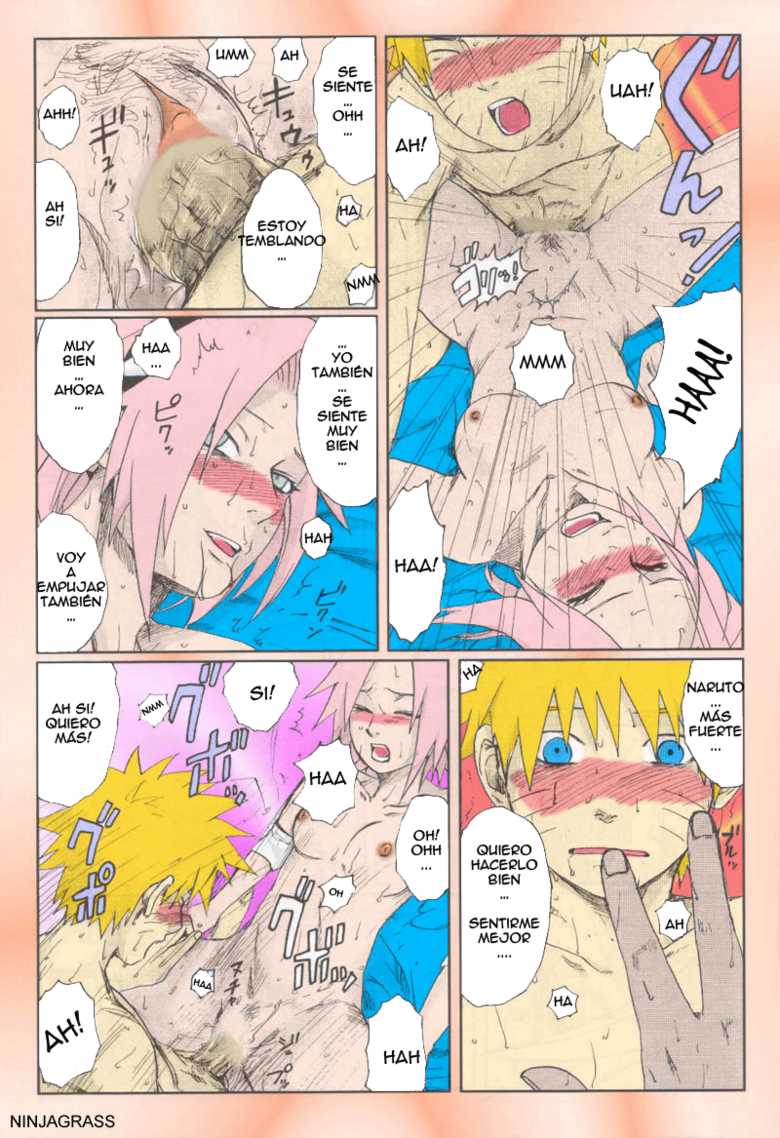 (SC29) [PETS (rin, kuro, may)] Nisemono (Naruto) [Spanish] [Radioactivo] [Colorized] - Page 22