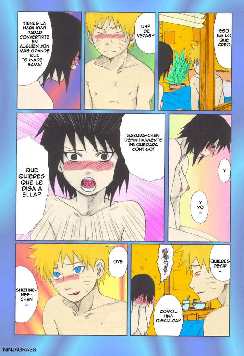 (SC29) [PETS (rin, kuro, may)] Nisemono (Naruto) [Spanish] [Radioactivo] [Colorized] - Page 28