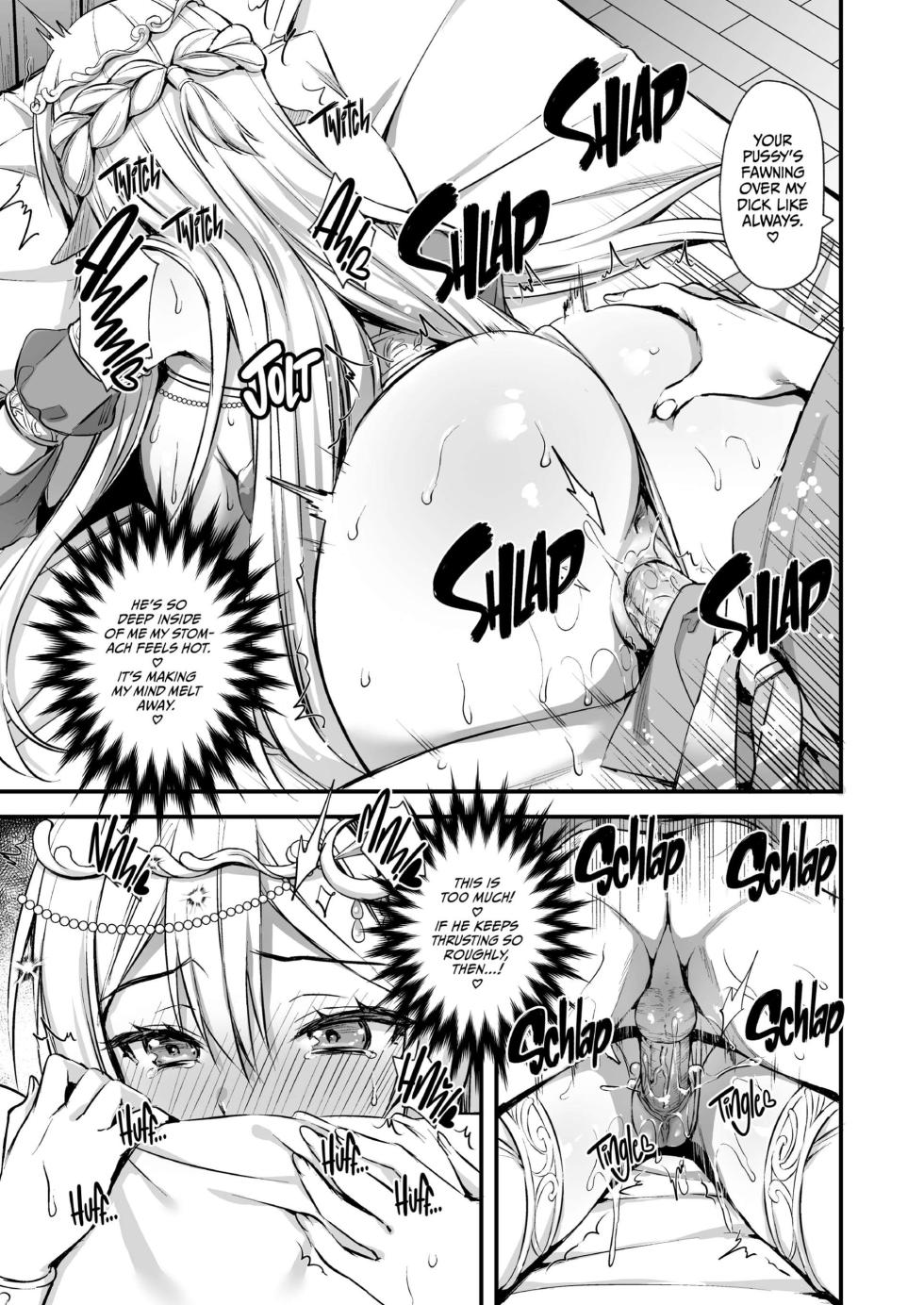 [Aigamodou (Ayakawa Riku)] Isekai Elf Hatsujou no Magan 4 ~Seishou Netori Hen~ | Eyeing the Hot Elf in Another World 4 [English] [Irodori Comics] [Digital] - Page 10