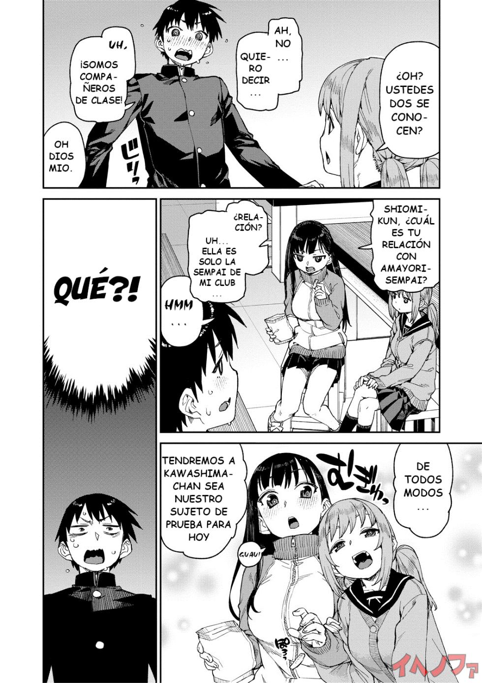 [Akitsuki Itsuki] Tousaku Saimin Jikken [Case. 3] | Perverted Hypnosis Experiment [Case. 3] (Tousaku Saimin Jikken - Nakadashi Oshioki Bukatsudou) [Spanish] [IJnF] [Digital] - Page 4
