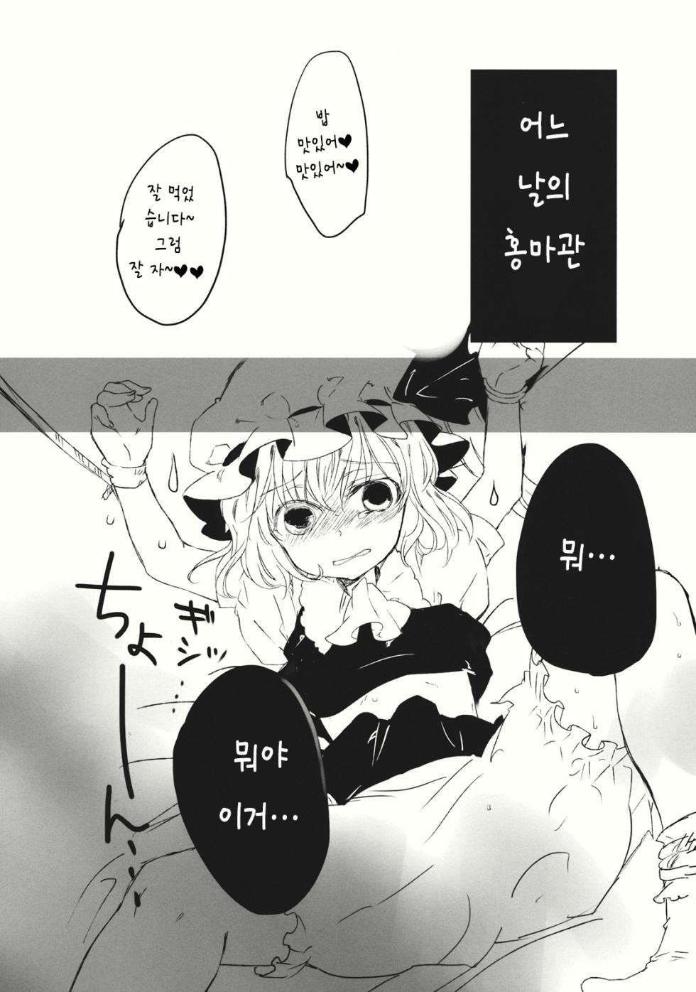 (Aka no Hiroba 7) [Uminari (Narumi)] Flan de Asobo | 플랑으로 놀자 (Touhou Project)  [Korean] - Page 5