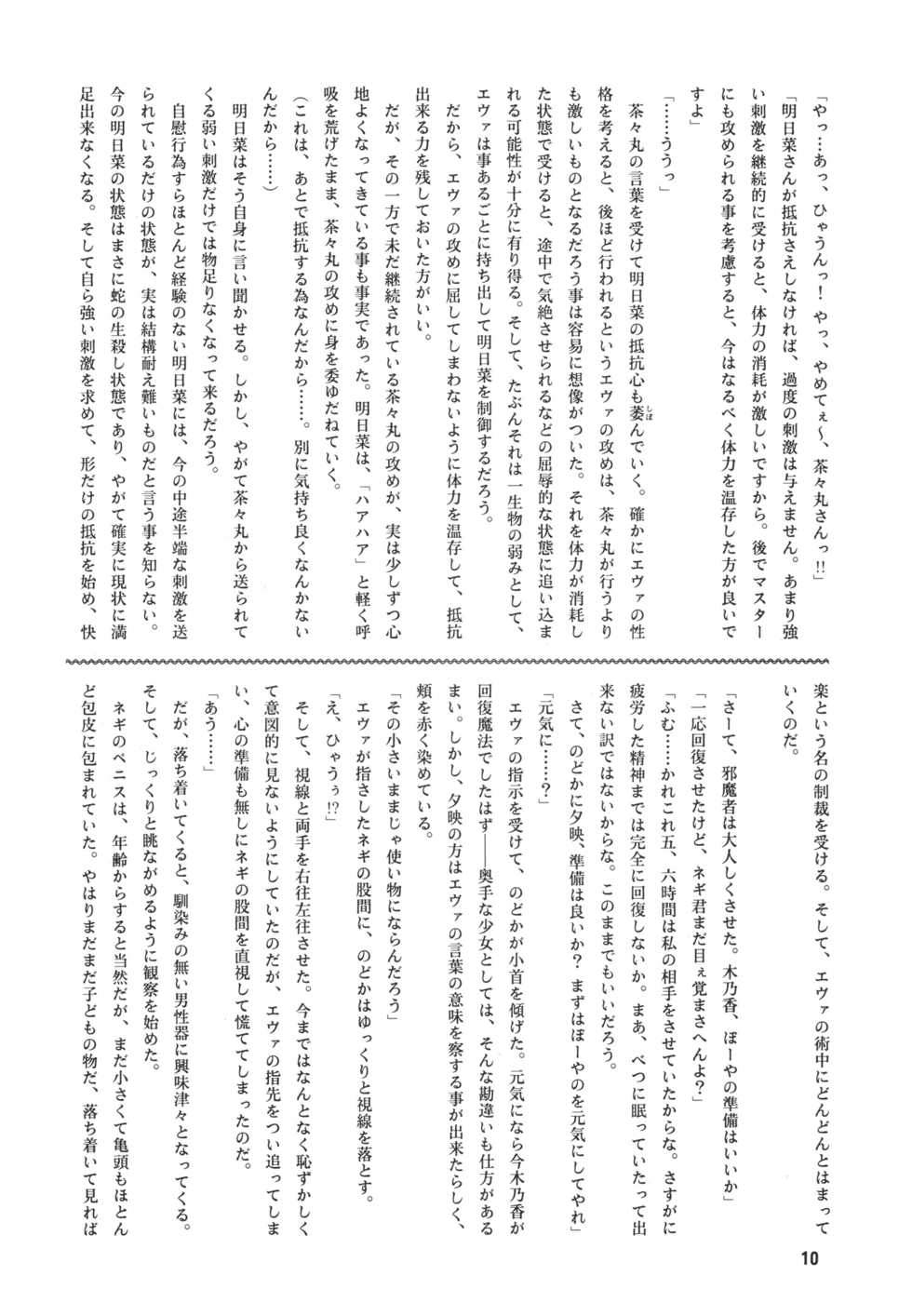 [E-10 Firudo] Dark Side Ichi Hajimete no Sei Majutsu Hen (Mahou Sensei Negima!) - Page 9