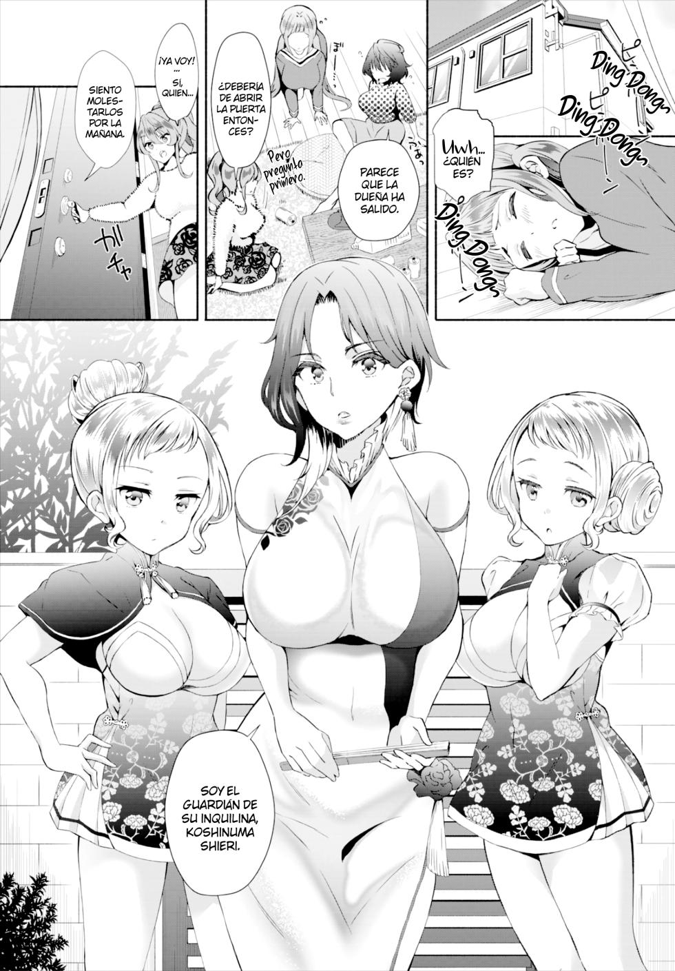 [Ohara Makoto] InCha Na Ore Ga Madougu O Tsukatte Share House De Harem O Tsukutte Mita. Ch. 13 | ¡Mi Sombrío Yo, Uso Estos Objetos Mágicos Para Convertir Mi Casa Compartida En Un Harén! Ch. 13 [Spanish] [LO HAGO POR DIVERSION] - Page 2