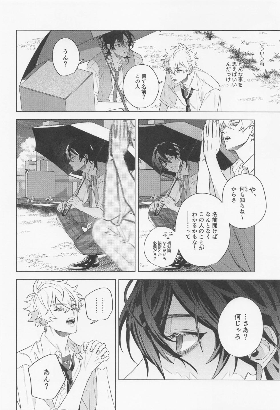 (Wagahai no Inu de Aru 6) [groovy (Chomekichi)] Hito no Tame Narazu (Ensemble Stars!) - Page 10
