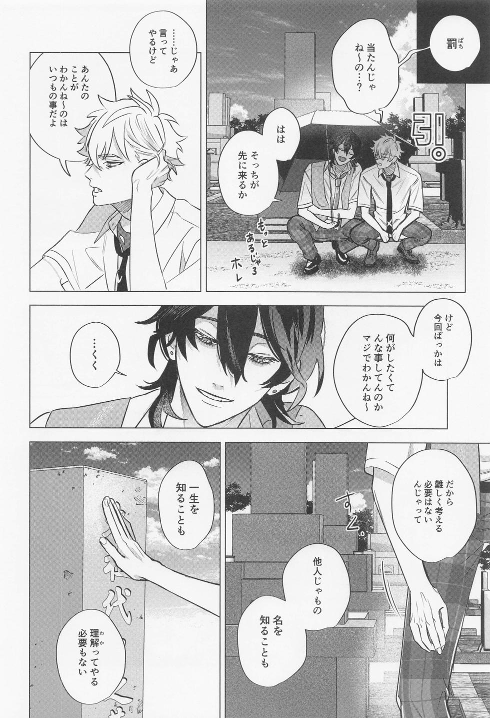(Wagahai no Inu de Aru 6) [groovy (Chomekichi)] Hito no Tame Narazu (Ensemble Stars!) - Page 12