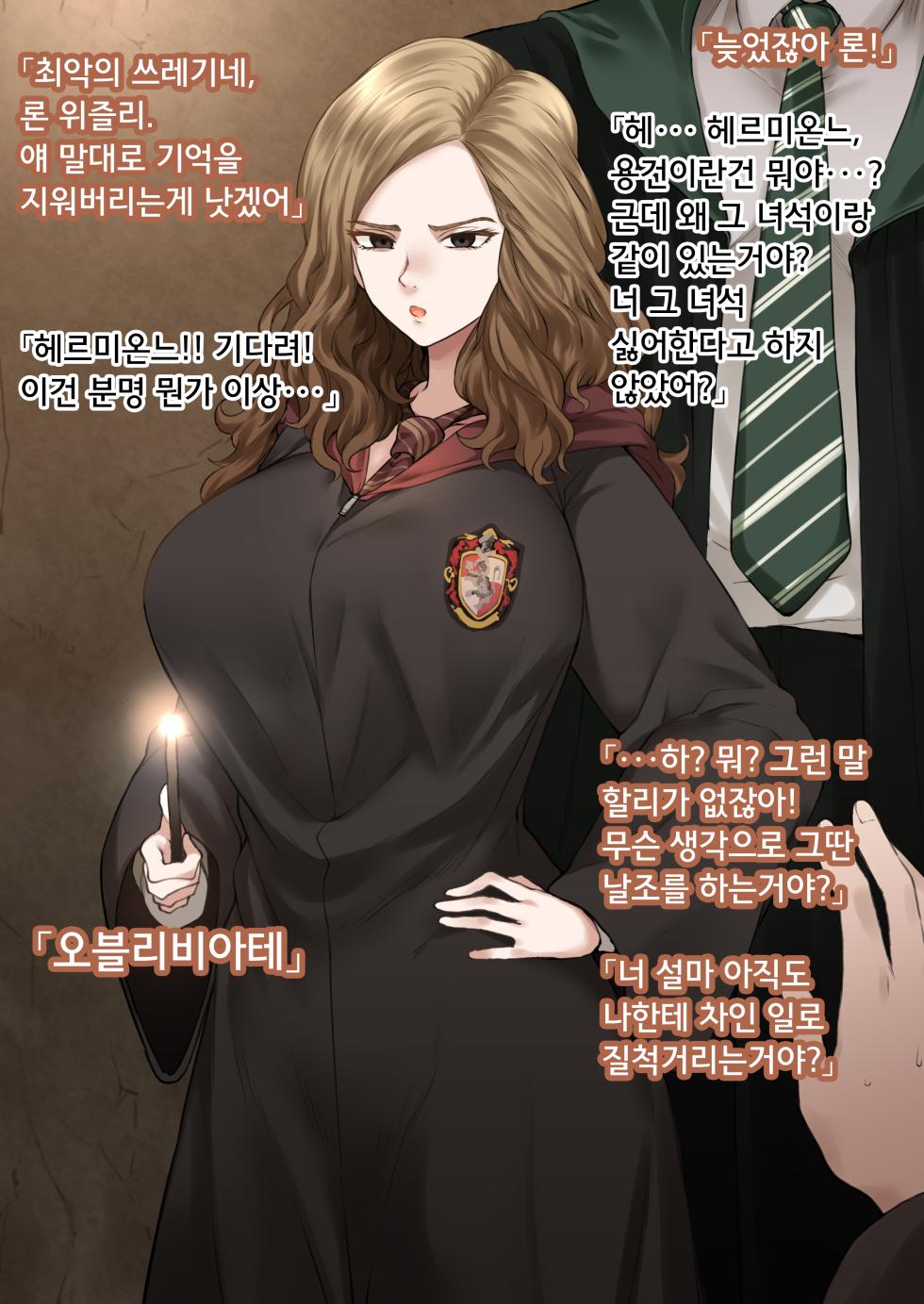 [Terasu MC] Hermione | 헤르미온느 (Harry Potter) [Korean] - Page 1