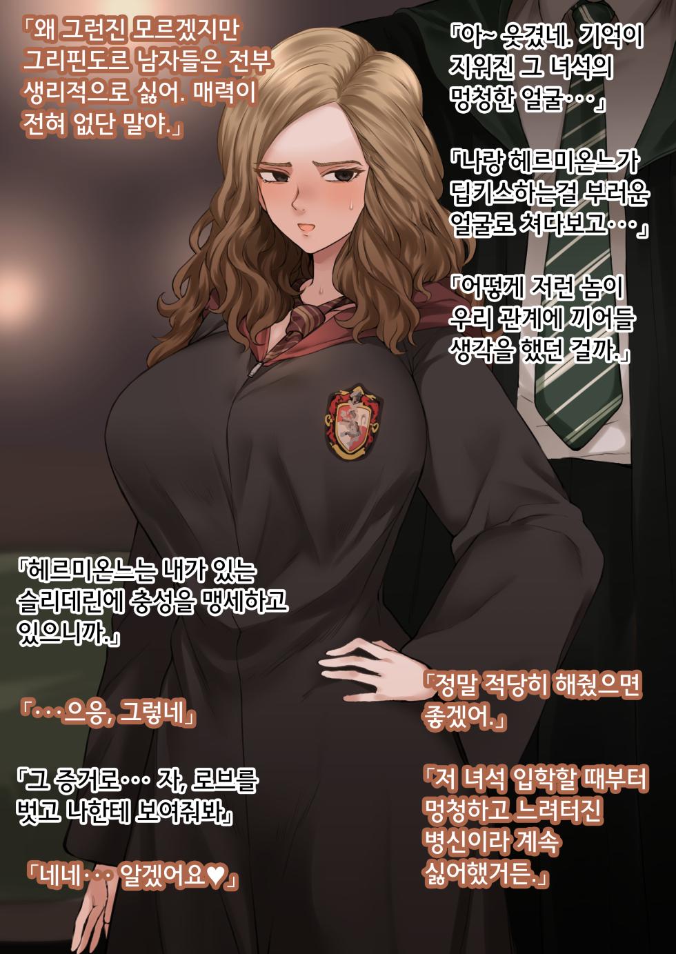 [Terasu MC] Hermione | 헤르미온느 (Harry Potter) [Korean] - Page 2