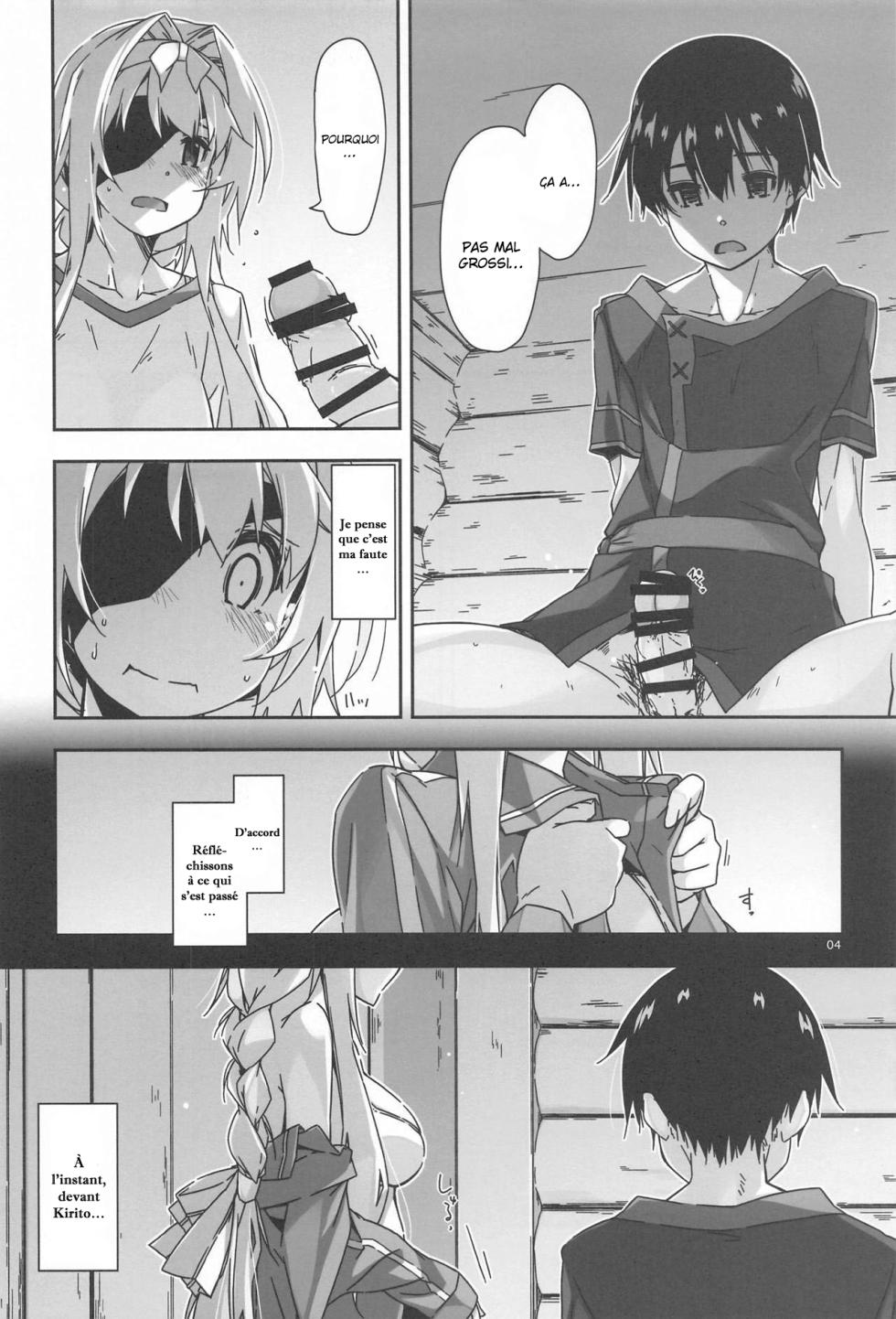 (Hataket) [ANGYADOW (Shikei)] Alice no Naisho | Le secret d'Alice (Sword Art Online) [French] [O-S] - Page 3