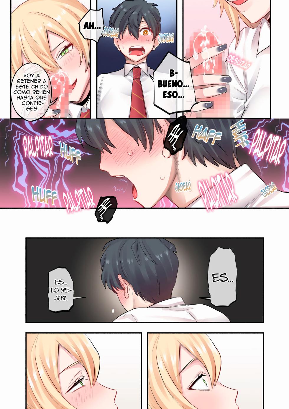 [Oniben Katze & Shituzhi] Class de Otoko wa Boku Hitori!? ~Kawaii Anoko-tachi ni Kakomarete~ | El Único Chico En La Clase ~Rodeado De Bellezas~ [Spanish] [Anime no Mansebia] [Digital] - Page 16