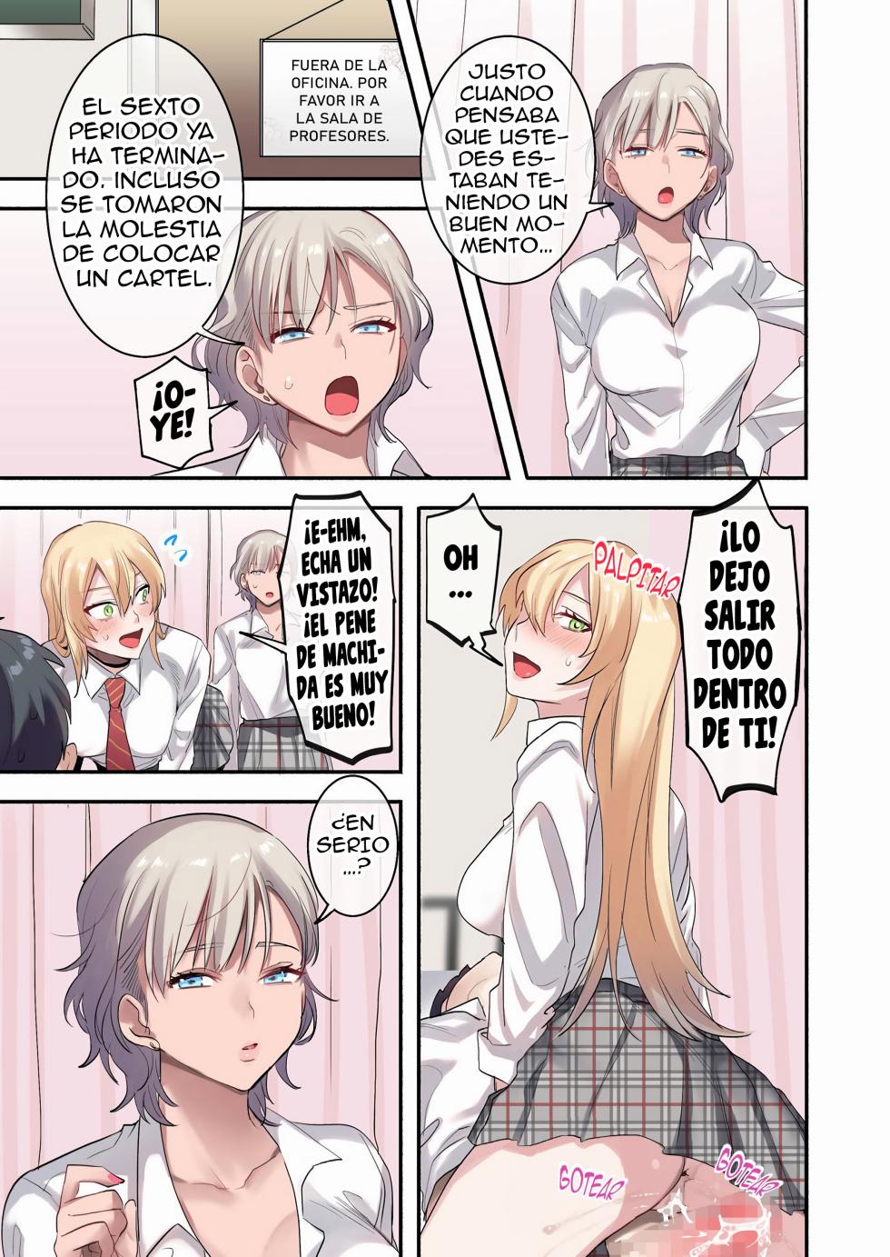 [Oniben Katze & Shituzhi] Class de Otoko wa Boku Hitori!? ~Kawaii Anoko-tachi ni Kakomarete~ | El Único Chico En La Clase ~Rodeado De Bellezas~ [Spanish] [Anime no Mansebia] [Digital] - Page 32