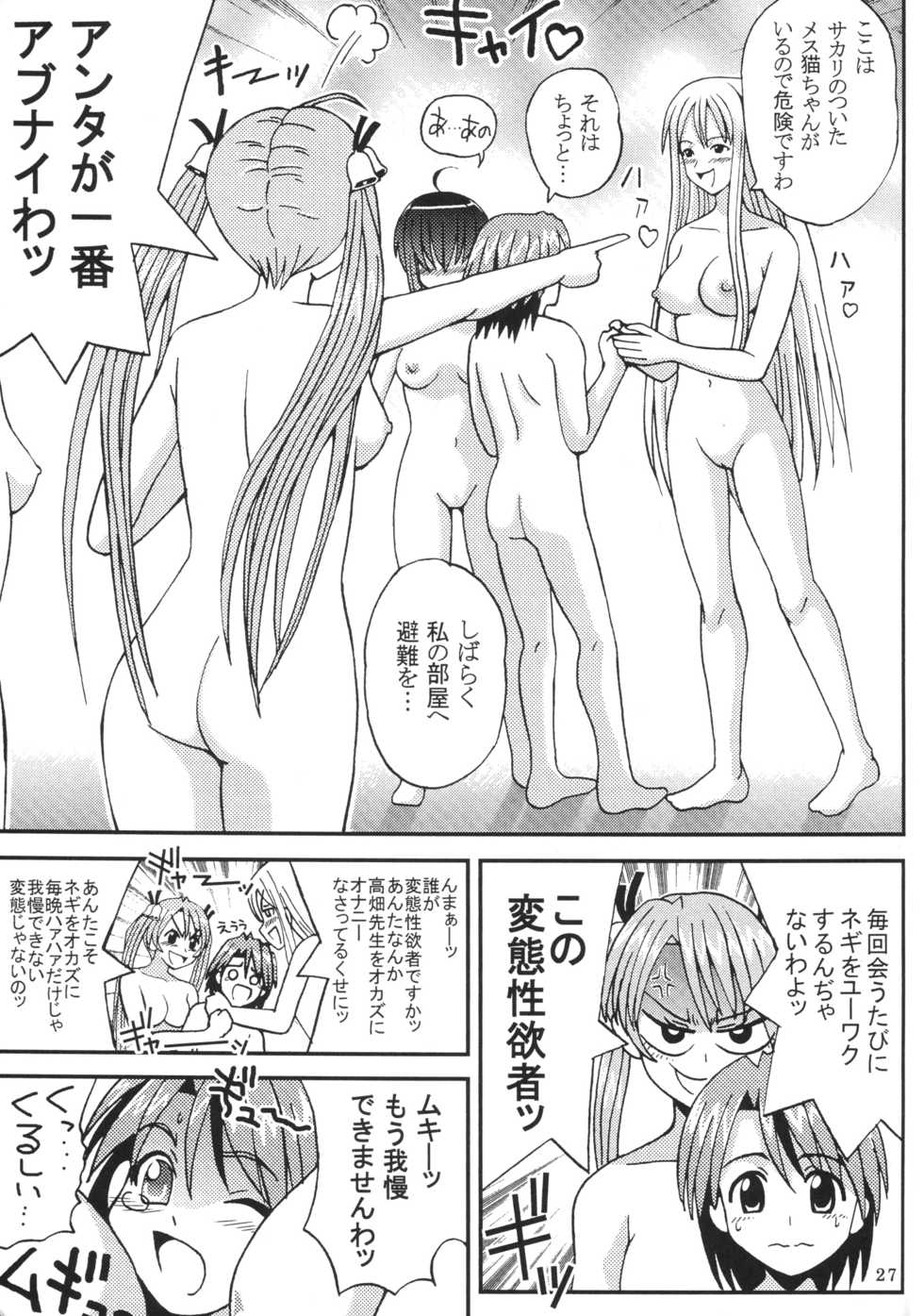 [St. Rio (Kouenji Rei, Kitty)] Shikima Sensei Negi Nuki! 3 (Mahou Sensei Negima!) - Page 28