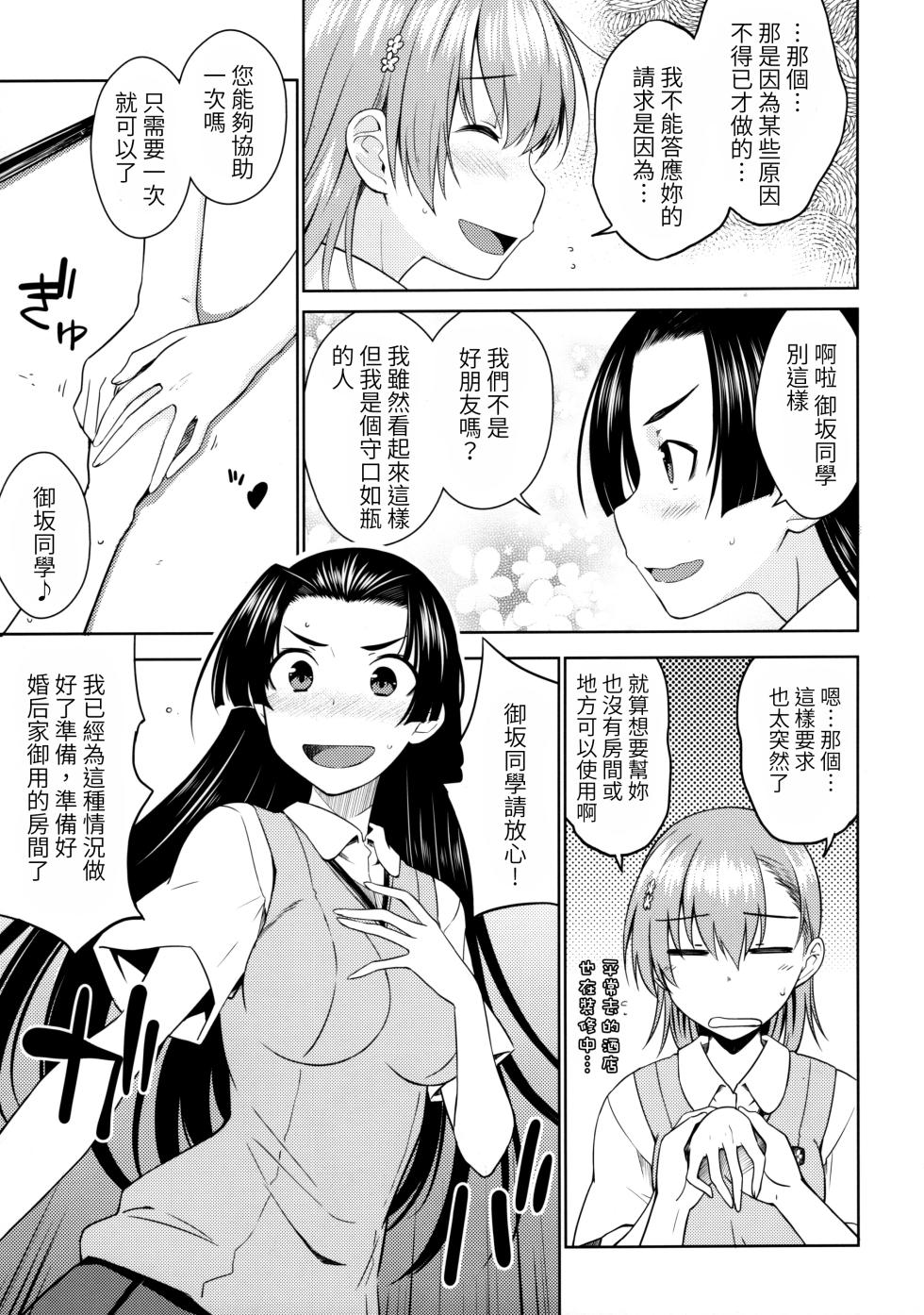 (C90) [Aspergillus (Okara)] BEAUTIFUL SHINE (Toaru Kagaku no Railgun) [Chinese] - Page 6