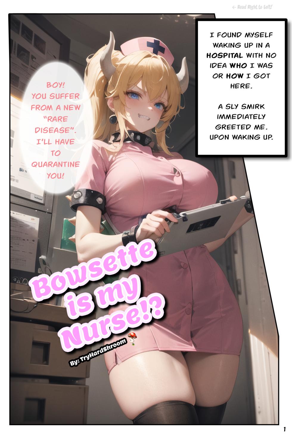 [THS] Bowsette Is My Nurse!? (Super Mario Brothers) [English] [AI Generated] - Page 1