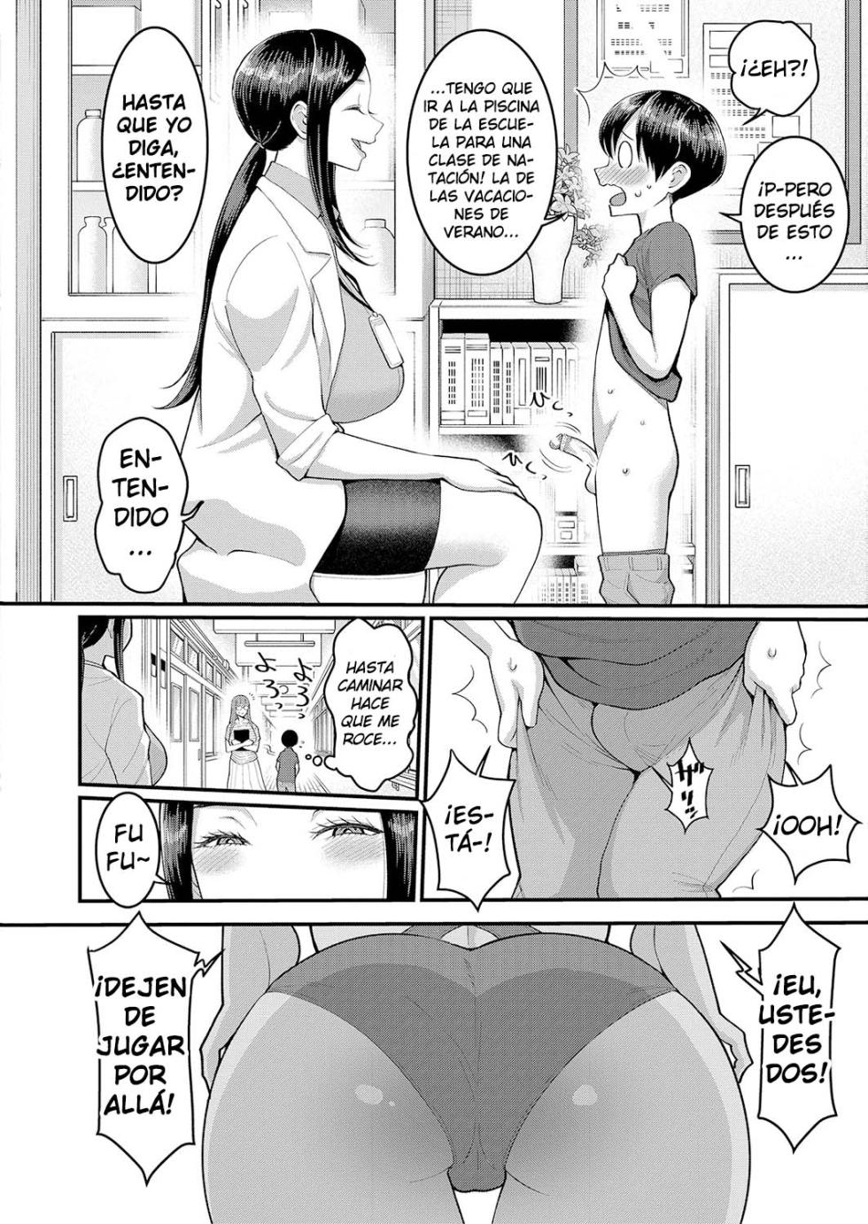 [Agata] Shiori Sensei wa Ochinchin no Sodateya-san | Esta es la historia de un amor sexual de una enfermera escolar y el crecimiento del pene de un chico [Spanish][Cark-san][Digital] - Page 27