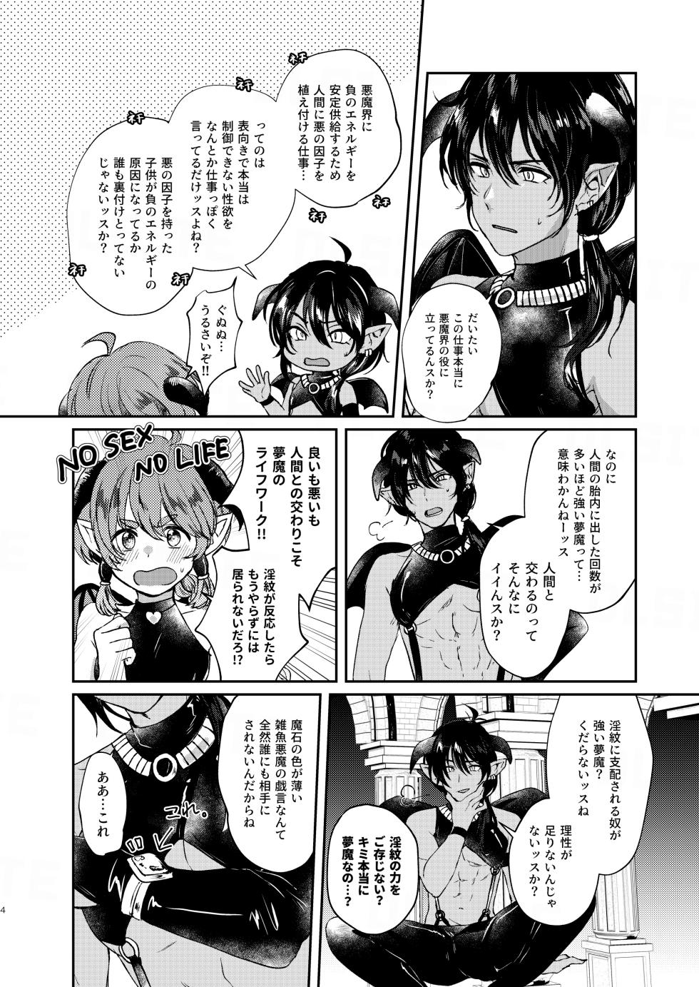 [Elysium (Sazanami)] Ochikobare Incubus no Chuusen [Digital] - Page 4