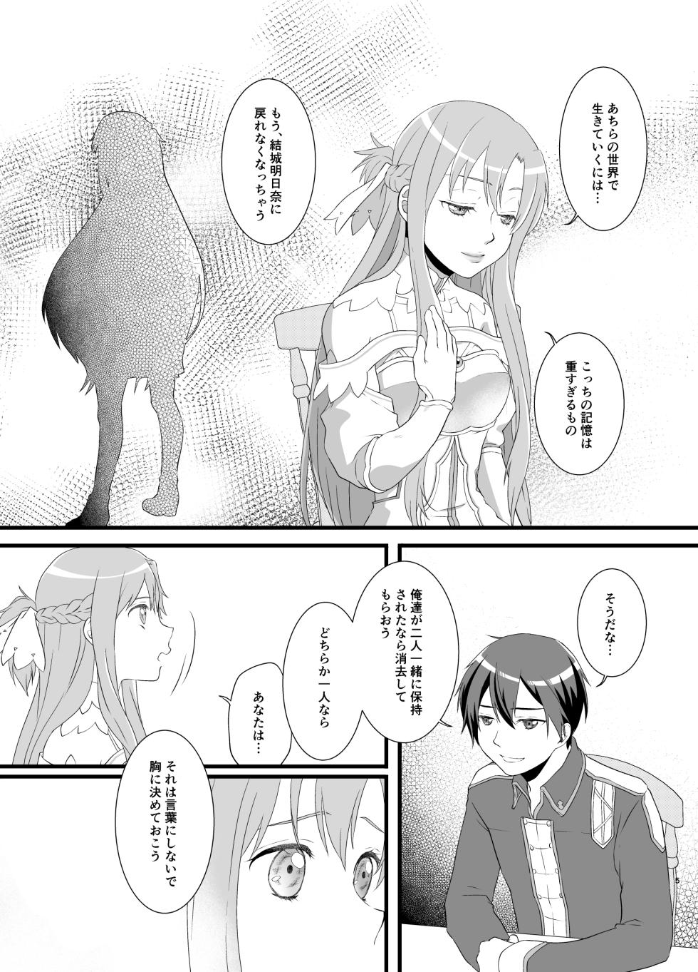 [Kuronatorisuishiniinkai (Erorine de Eroro Korataru)] Owaranai Otogibanashi (Sword Art Online) [Digital] - Page 5