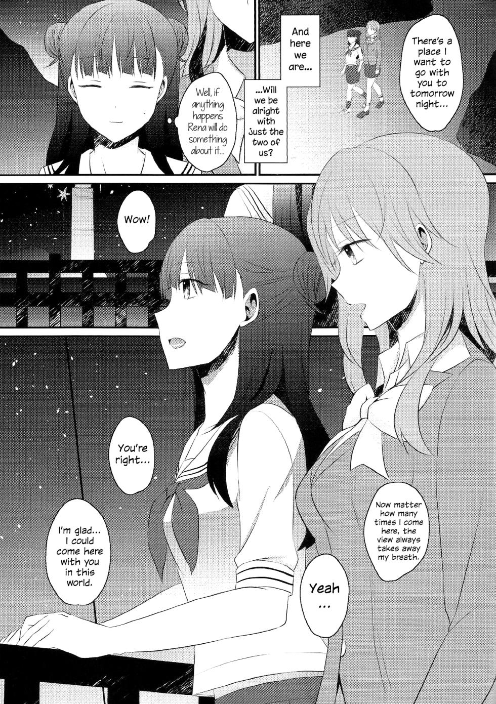 (C99) [434 Not Found (isya)] Shizuku de Negai o | A wish on a droplet (BLUE REFLECTION TIE) [English] [SGT] - Page 5