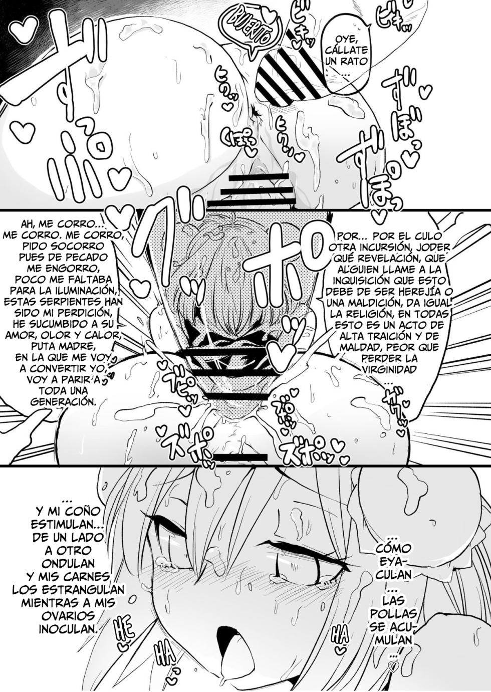 [Sayakata Kouchakan (Sayakata Katsumi)] Gensoukyou Ingo Rap Senshuken | Campeonato de Batallas de Gallos Guarros en Gensokyo (Touhou Project) [Spanish] [Horchata Scans]  [Digital] - Page 26