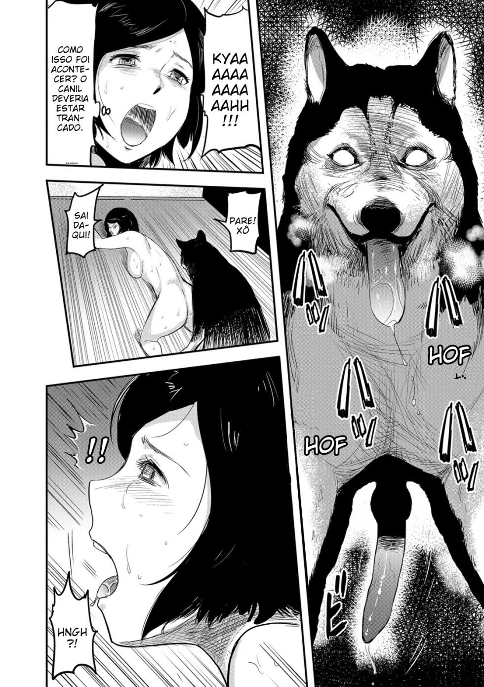 [Yamada Tahichi] Tsuma ga Inu ni Kawaru Toki -The Change of Human Being- | Quando Minha Esposa Virou Uma Cadela. (Kemono DIRECT 5) [Portuguese-BR] [heliotradutorbr] [Decensored] [Digital] - Page 10