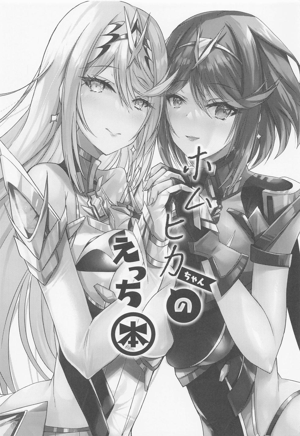 (C100) [Dorayakiya (Inoue Takuya)] HomuHika-chan no Ecchi Hon (Xenoblade Chronicles 2) [Chinese] [甜族星人出资x一只麻利的鸽子汉化] - Page 2