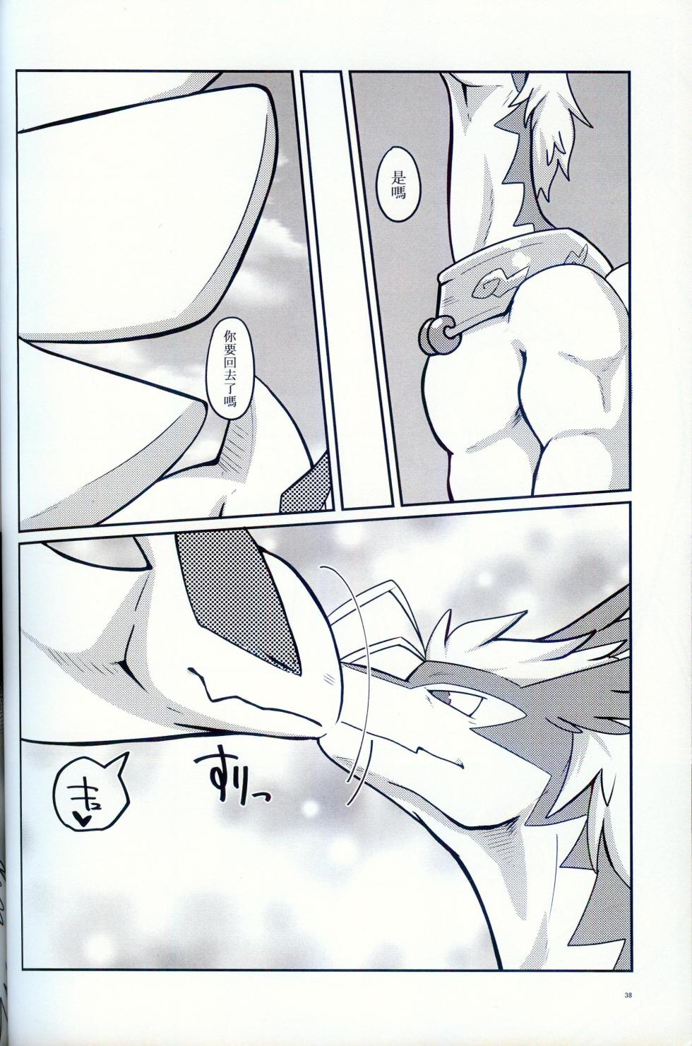 [Kyou no Keiro (Pukkunn)] Sora wa Betsu Sekai e to Tsunagatteiru | 与另一个世界相连的天空 (Legendz: Tale of the Dragon Kings) [Chinese] - Page 37