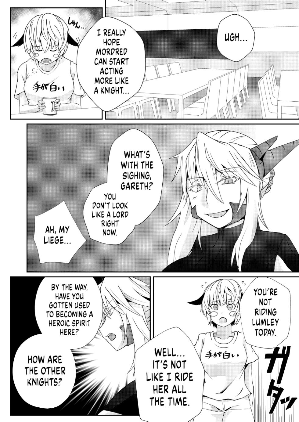 [Sigamitsuki Mizuhiki (Noshigami)] Mordred Kashimasu | I'm Lending my Sister (Mordred) (Fate/Grand Order) [English] [UncontrolSwitchOverflow] [Digital] - Page 4