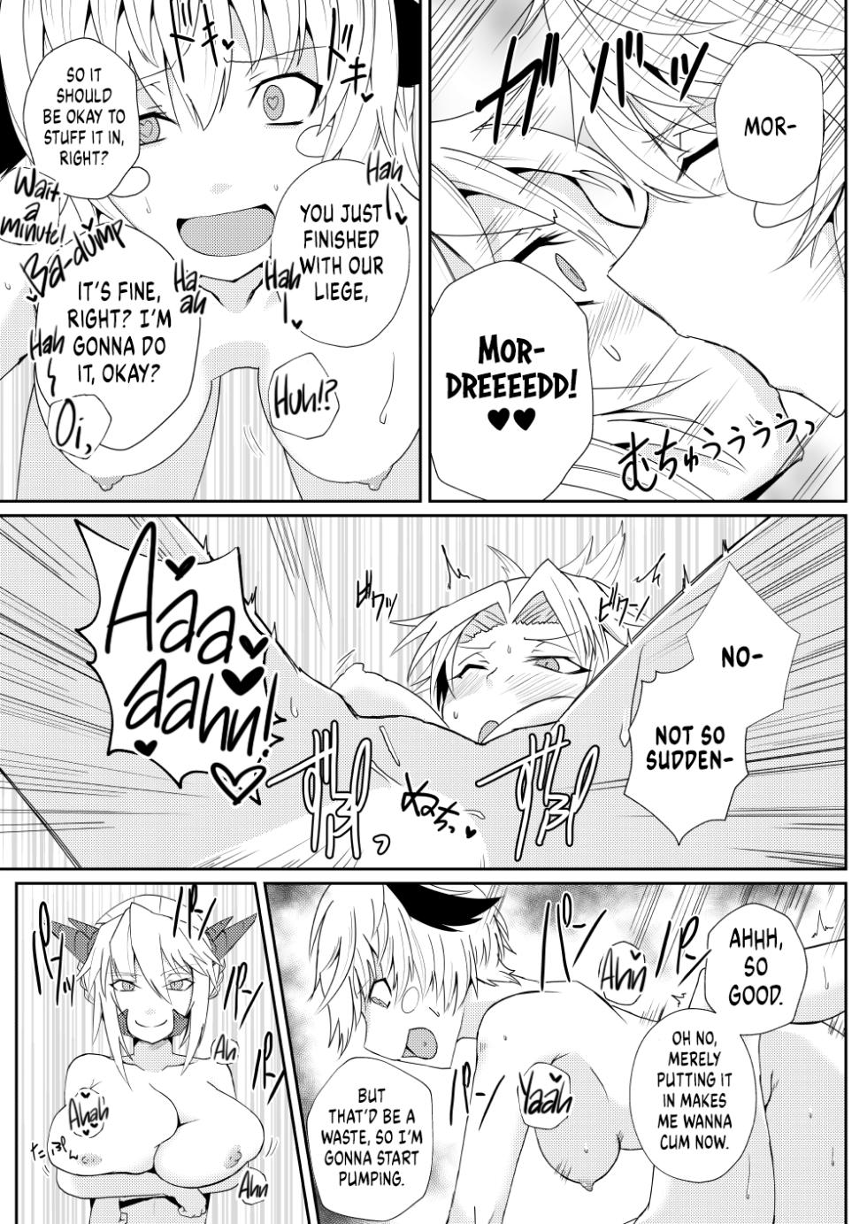 [Sigamitsuki Mizuhiki (Noshigami)] Mordred Kashimasu | I'm Lending my Sister (Mordred) (Fate/Grand Order) [English] [UncontrolSwitchOverflow] [Digital] - Page 11