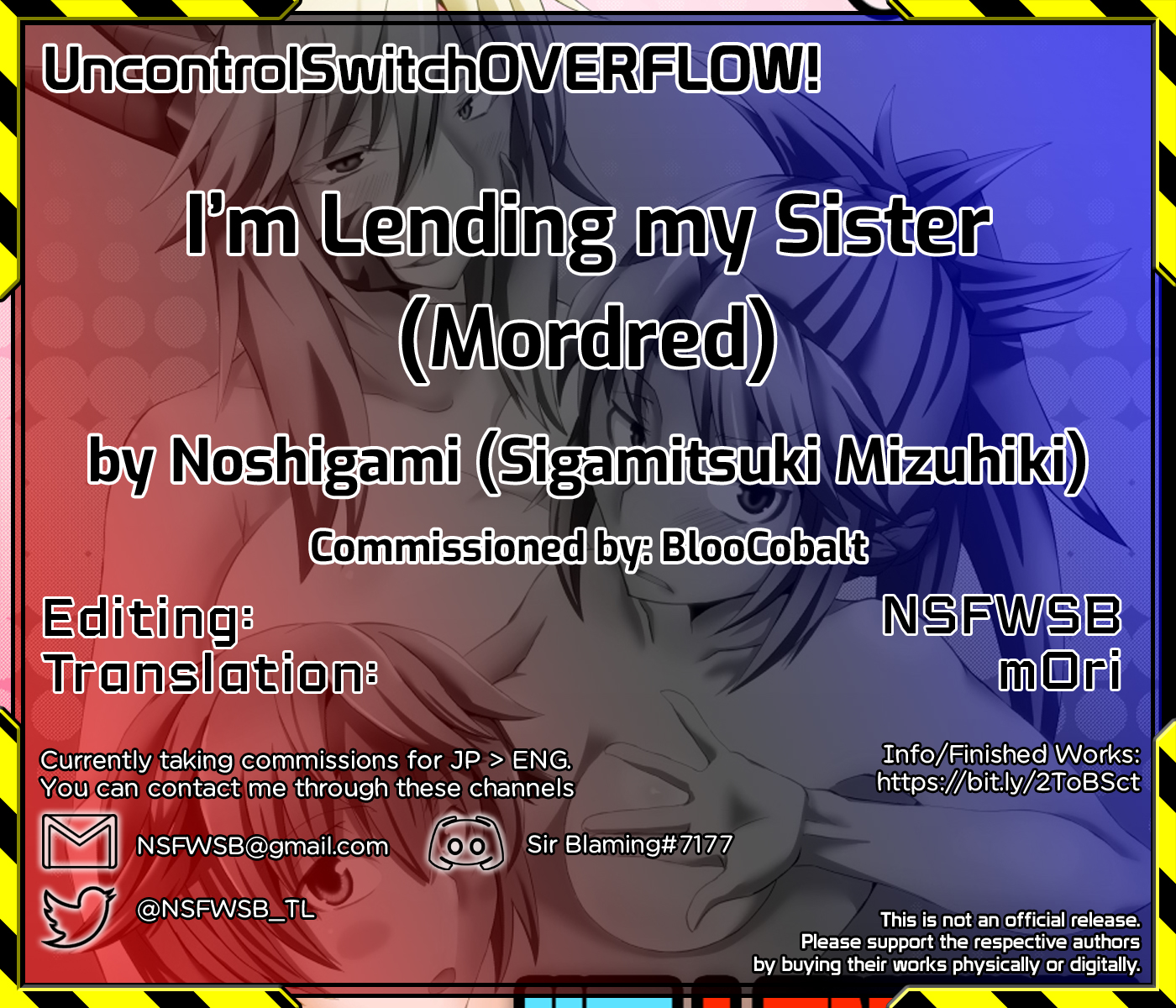 [Sigamitsuki Mizuhiki (Noshigami)] Mordred Kashimasu | I'm Lending my Sister (Mordred) (Fate/Grand Order) [English] [UncontrolSwitchOverflow] [Digital] - Page 25