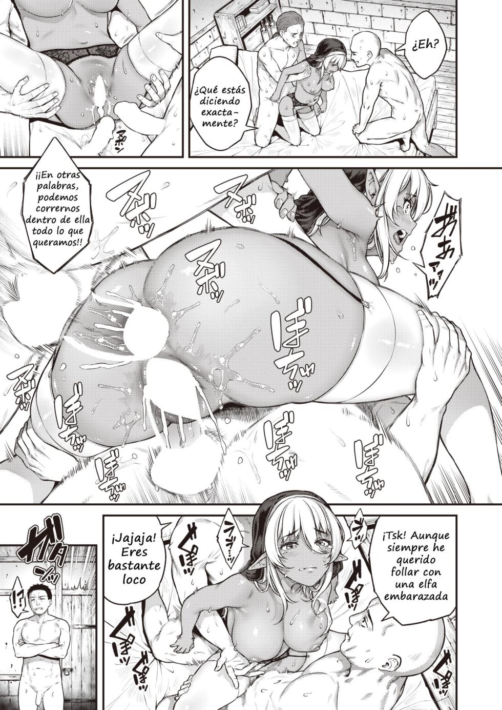 [Sajipen] Seikon - The elven sister is dealing with... (COMIC Shitsurakuten 2023-03) [Spanish] [Digital] - Page 13