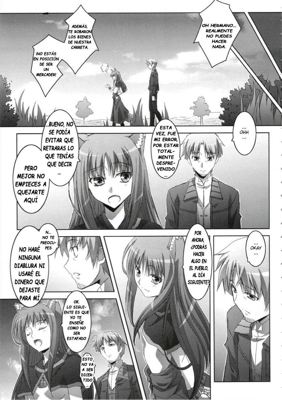 (C74) [Mahirutei (Izumi Mahiru)] Horon Hororon (Spice and Wolf) [Spanish] [Drako D. Dark] - Page 4