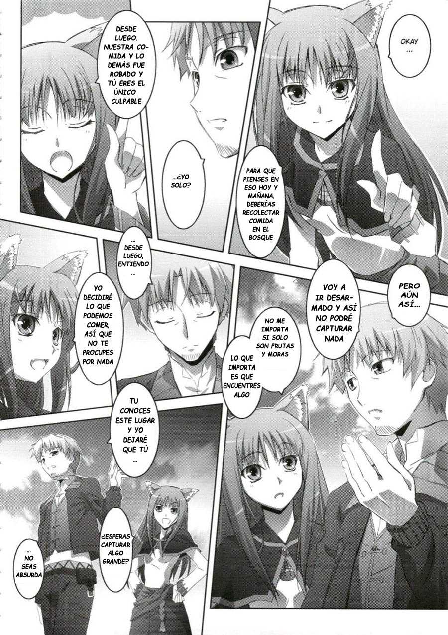 (C74) [Mahirutei (Izumi Mahiru)] Horon Hororon (Spice and Wolf) [Spanish] [Drako D. Dark] - Page 5