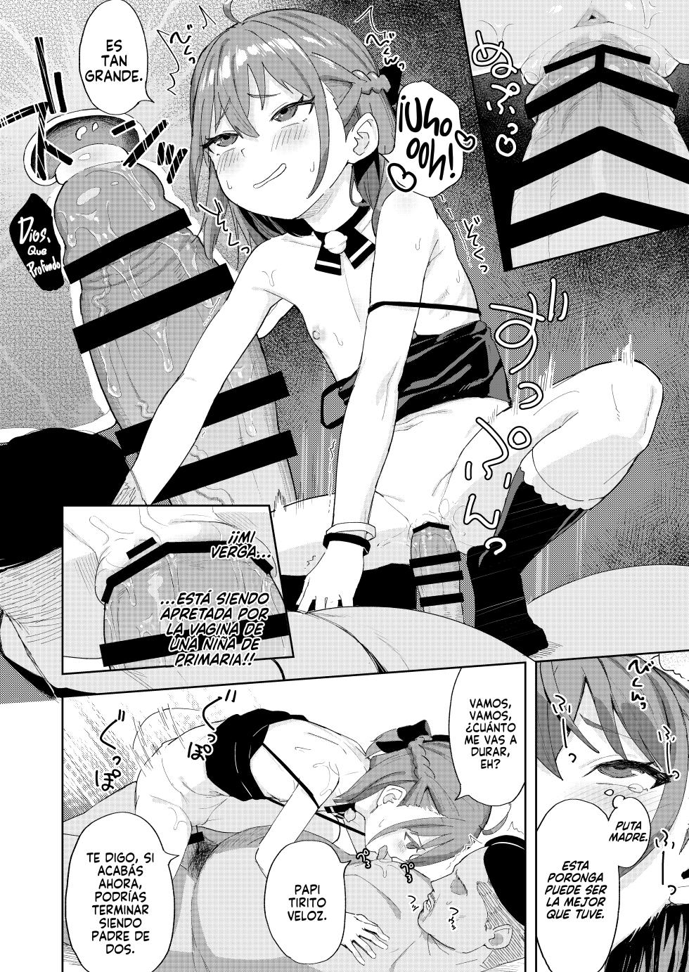 [Spiral (Arumamai Ayuka+)] Musume no Tomodachi no Mesugaki ni Okasaremashita | Fui Violado por una Mocosa que es Amiga de mi Hija [Spanish] [Mesugaki + Xzosk + AJubbz] [Digital] - Page 14