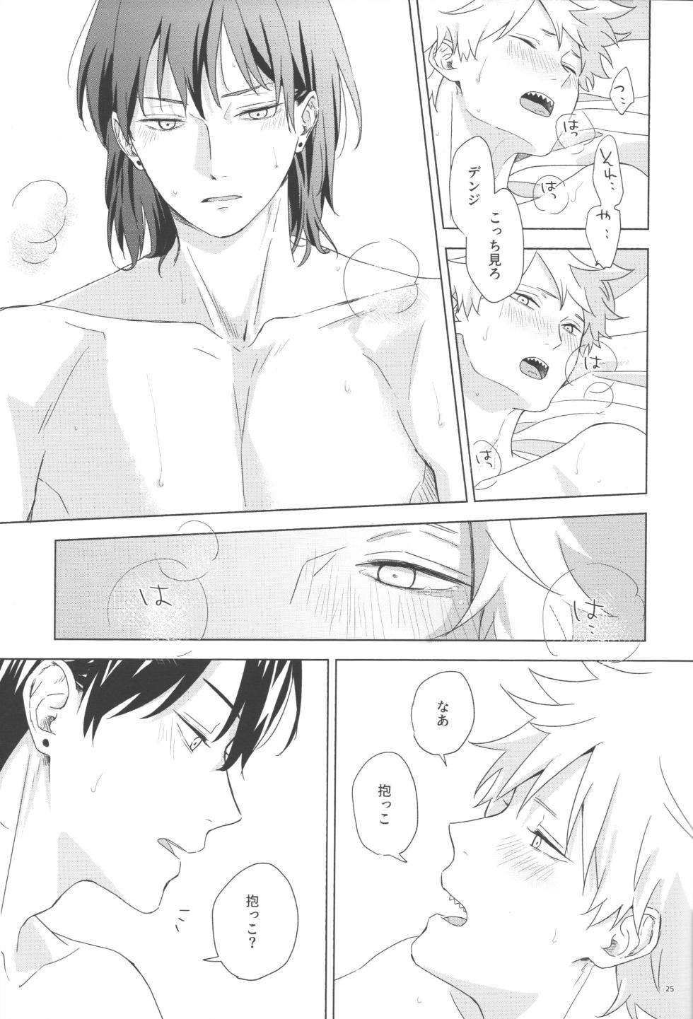 [BR2672 (Hananishi Tsuna)] Ore no koibito wa tonikaku shita ga darashinai (Chainsaw Man) - Page 24