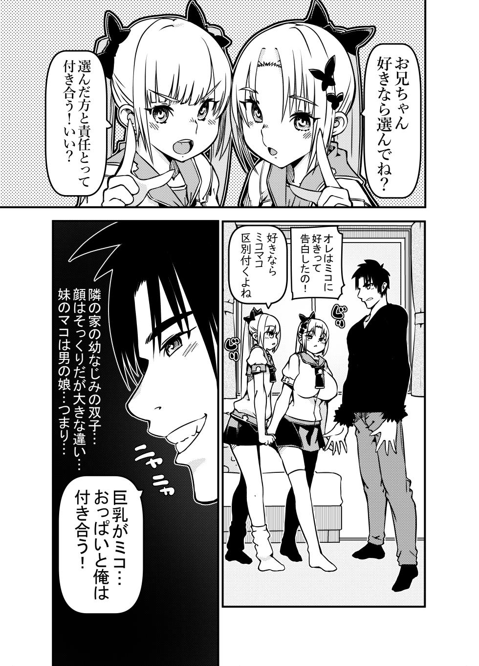 [Sakura Saku Saku (Sakura Saku Sakura)] Futago shimai shōjo x otoko no musume - Page 3