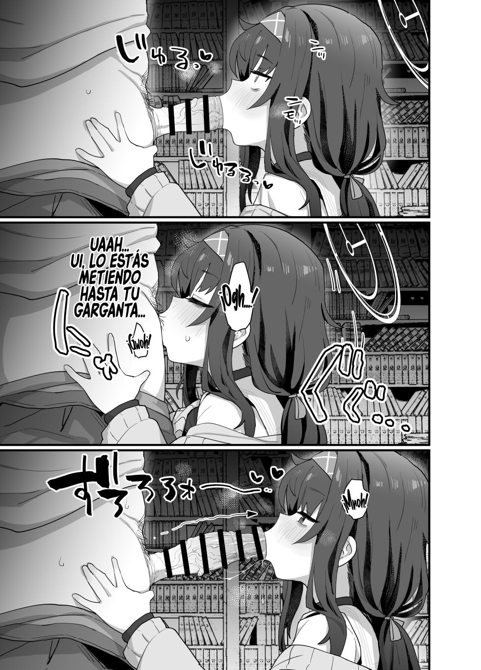 [Ballistic onahole (Б)] Koshokan Wishlist (Blue Archive) [Spanish] [Rakuen Translations] [Digital] - Page 9