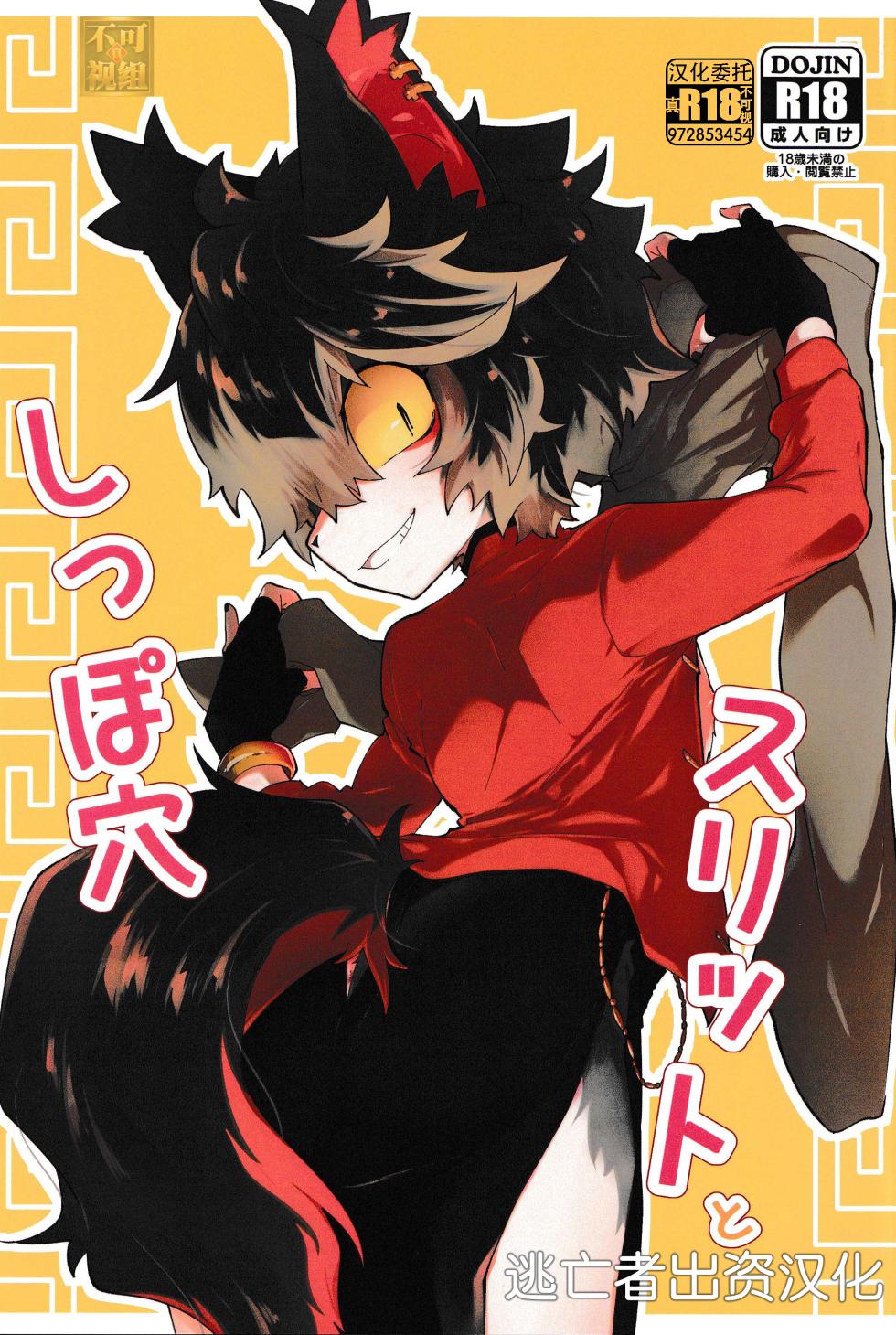 [AK (くろゆり)] スリットとしっぽ穴 [Chinese] [悬赏大厅×真不可视汉化组] - Page 1