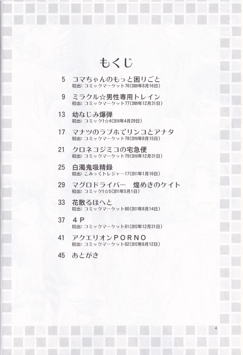 [Kensoh Ogawa (Fukudahda)] Kensou Ogawa Omake Manga Collection (Various) - Page 3