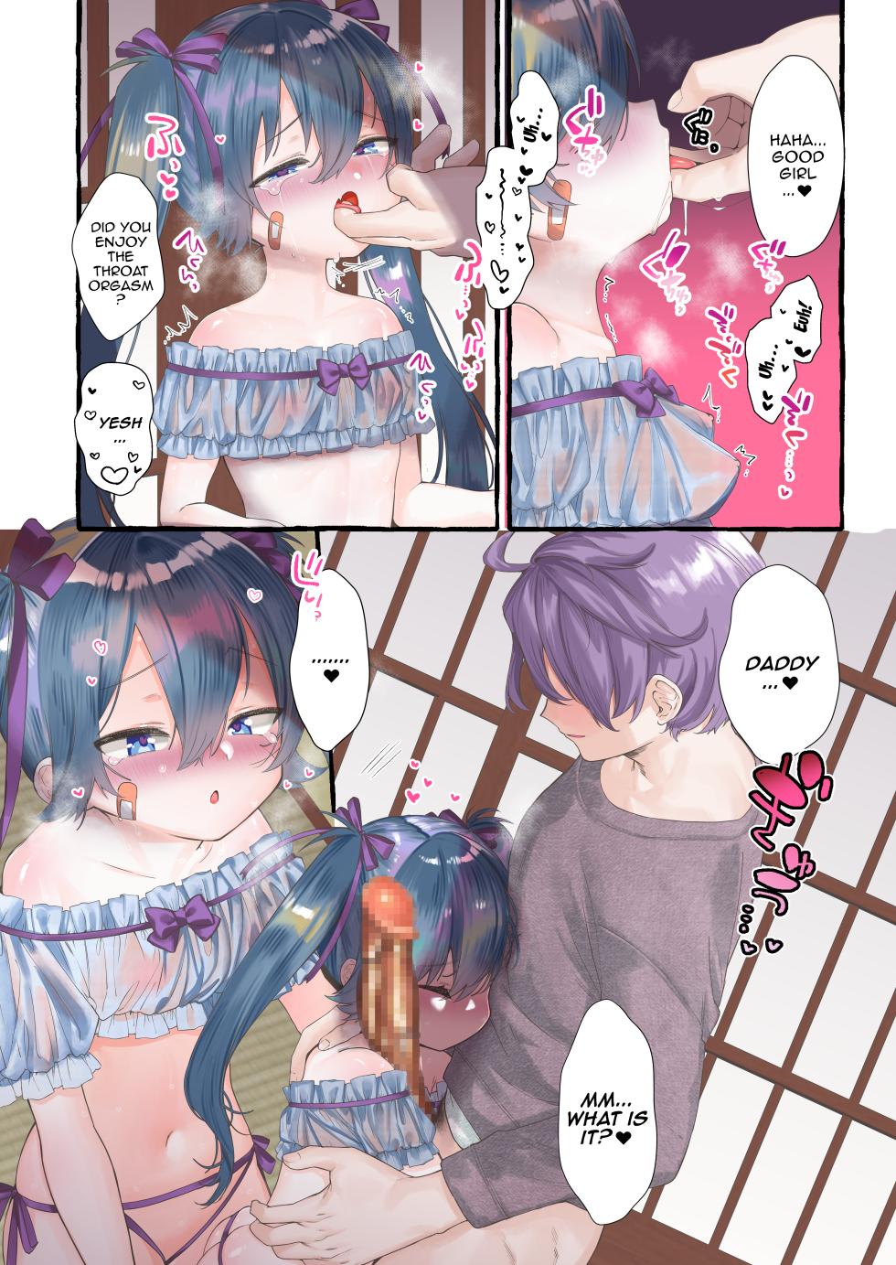 [Yurushite Ochinti Kyo (Yuruchin Kyouso)] Papa ni Seieki Marking sareru to Kimochi Yoku nacchau Musume | The Daughter Who's In Pleasure From Getting Marked With Her Daddy's Sperm (Touken Ranbu) [English] {Doujins.com} [Digital] - Page 11