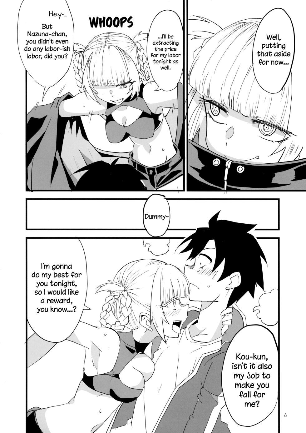 [BlueMage (Aoi Manabu)] Soineya no Uta | Call of the Snooze Shop (Yofukashi no Uta) [English] {Doujins.com} - Page 6