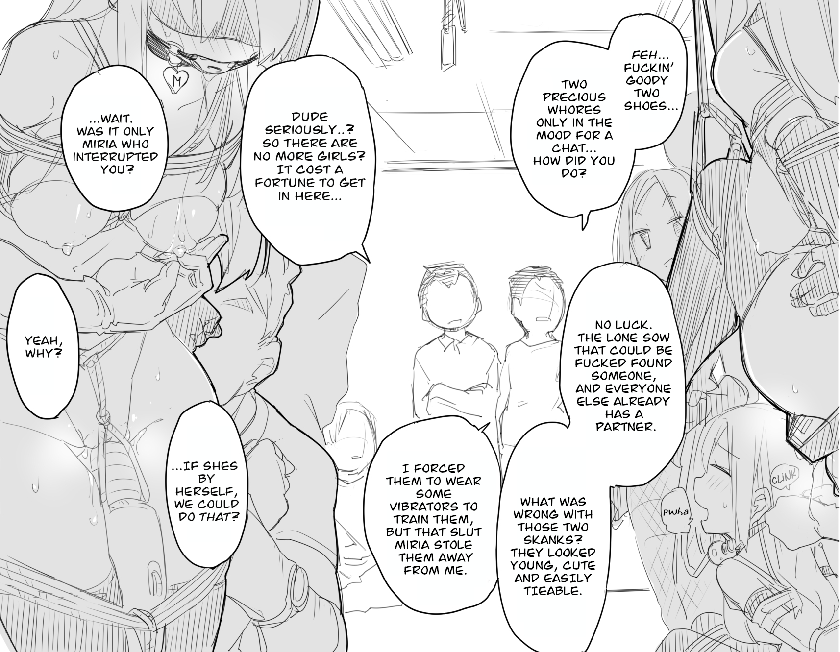 [ura_macoto] Pawning the Queen (SM Meeting, Mistress role reversal, Electric massager torture) [English] - Page 9
