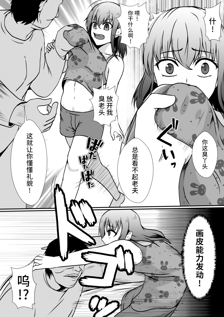 [Hyoui no Jikan] Kawa-ka Majuu no Chikara o Karite Mahou Shoujo ni Narimashita [Chinese] [不咕鸟汉化组] - Page 7