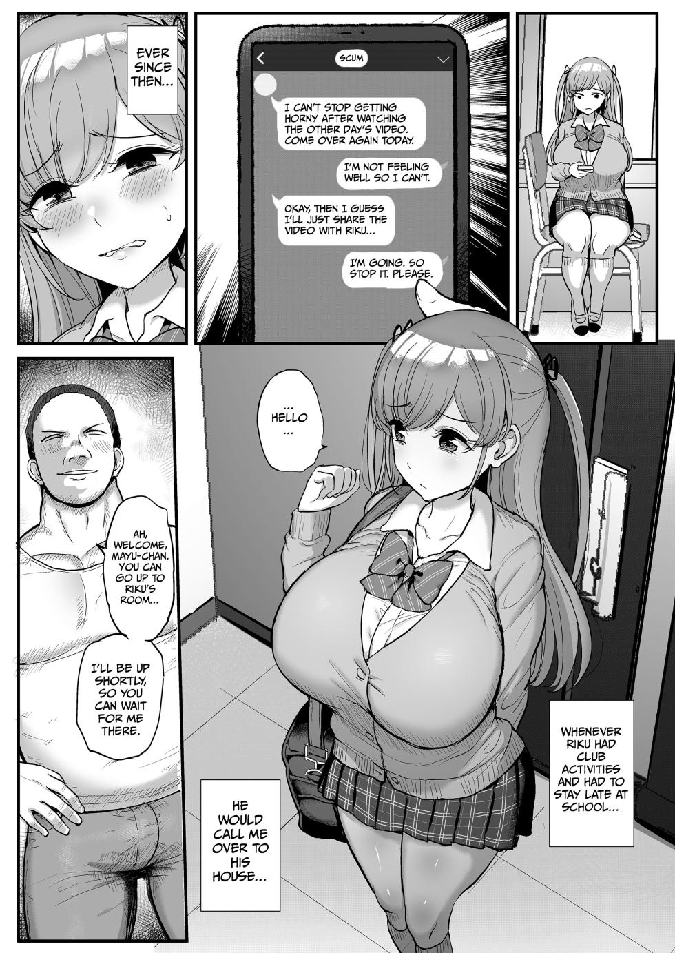 [Sanman Sanzen Koiking (Tyranu)] Minimum Kanojo wa Oyaji no Seidorei - My Petite Girlfriend Is My Dads Sex Slave [English] [Digital] - Page 18