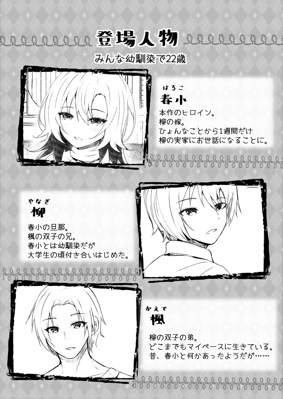 (Nagoya COMITIA 62) [Rocomani (Manatsu Roco)] Hatsukoi wa Danna no Otouto [Digital] - Page 3