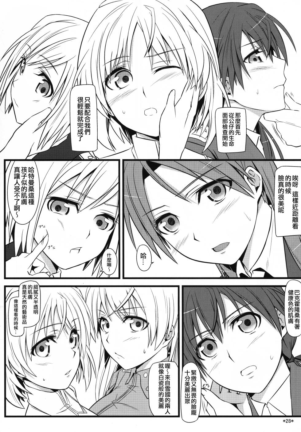 (C90) [Monmo Bokujou (Uron Rei)] KARLSLAND ABSORB (Strike Witches) [Chinese] [個人翻譯] - Page 29