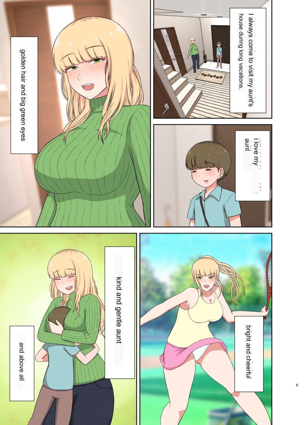 Blonde Aunt's Sleep Rape - Page 4