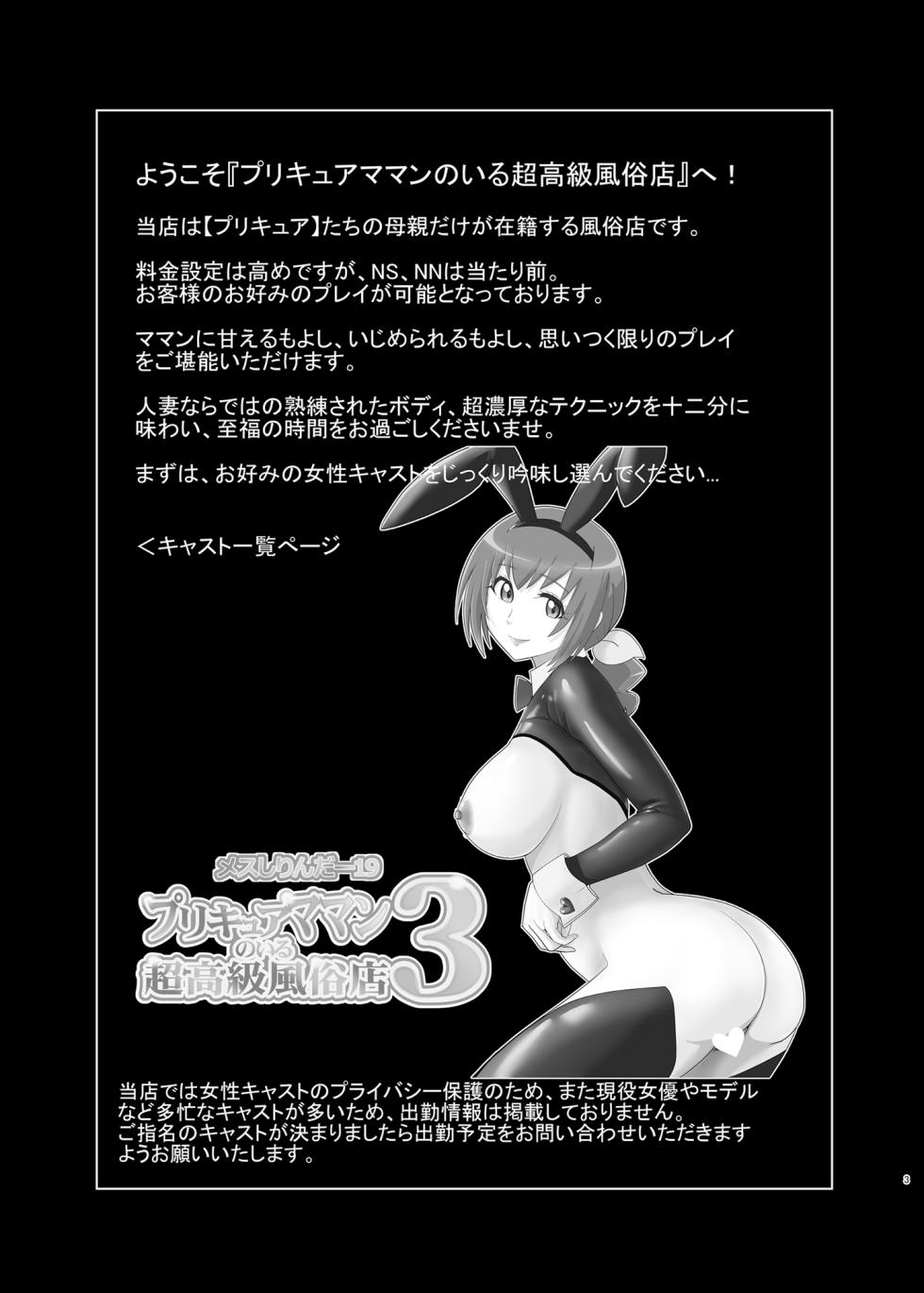 [Mess Zylinder (Bakusai)] Mess Zylinder 19 PreCure Maman no Iru Chou Koukyuu Fuzokuten 3 - Page 2