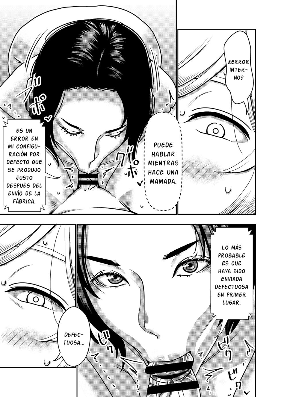 [Imprison (Sasaki Yuuhei)] Furyouhin Sexaroid ga Ero Sugiru node Henpin o Kangaeteiru! [Spanish] [Ayanokoji el pelao] - Page 20
