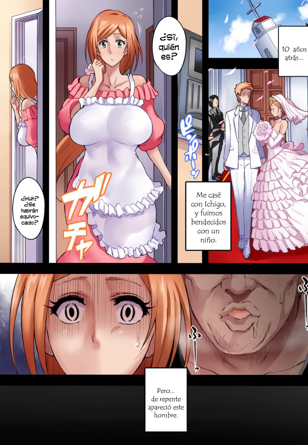 [Diogenes Club (Haikawa Hemlen)] BRICOLA 7 H na Wakazuma Orihime-san (Bleach) [Spanish] [Lanerte] [Digital] - Page 4